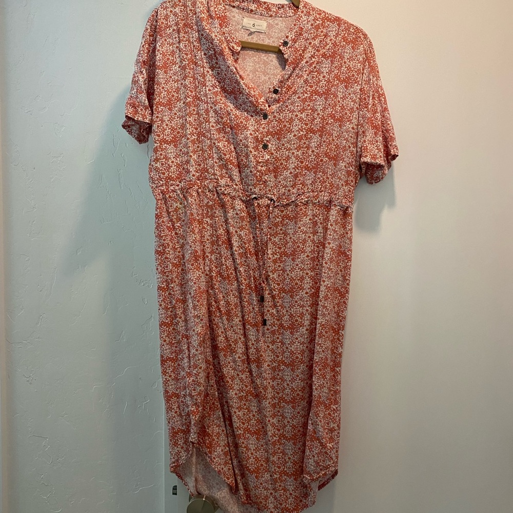 Lou & Grey floral shirt dress